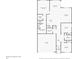 Detailed floor plan showcasing the layout of the home, including room dimensions and key features at 5687 Barakat Rd, Zephyrhills, FL 33541