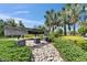Stone and Wood Wesbridge community welcome sign surrounded by lush landscaping at 6658 Devlin Ln, Wesley Chapel, FL 33545