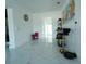 Bright hallway with stylish marble flooring and modern decor features at 7510 N Tampania Ave, Tampa, FL 33614
