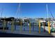 Scenic waterfront view of the marina with yachts docked under a clear sky at 800 Bayway Blvd # 14, Clearwater Beach, FL 33767