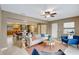Open-concept living spaces with a tiled floor, modern decor, and lots of natural light at 821 52Nd S Ave, St Petersburg, FL 33705