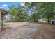 View of the backyard, showcasing the outdoor space and potential for landscaping at 9213 W Robson St, Tampa, FL 33615