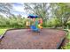 Colorful community playground surrounded by trees, offering a fun and safe outdoor recreational space at 11546 52Nd E Ct, Parrish, FL 34219