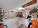 Spacious garage with garage door and plenty of room for storage at 13094 Huntington Woods Ave, Spring Hill, FL 34609