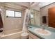 Bathroom with a shower/tub, a toilet, and a vanity area with a sink at 1617 Dawnridge Ct, Brandon, FL 33510