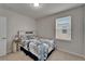 Bedroom featuring neutral decor, one window, carpeted floors and closet at 449 Bahama Grande Blvd, Apollo Beach, FL 33572