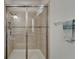 Shower featuring a glass door and tile surround at 449 Bahama Grande Blvd, Apollo Beach, FL 33572