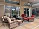 Inviting patio with comfortable seating, perfect for outdoor gatherings at 5029 Camberley Ln, Oldsmar, FL 34677