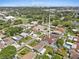 Aerial view of the neighborhood near Downtown Tampa, perfect for Airbnb at 5812 Blossom Ave, Tampa, FL 33614