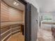 Secured safe room showing interior storage, shelves, and countertops for all your valuable belongings at 6957 Boulder Run Loop, Wesley Chapel, FL 33545