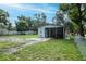 Spacious backyard featuring a screened-in porch and plenty of room for outdoor activities at 7702 New York Dr, Tampa, FL 33619