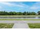 Picturesque water view with lush green landscape along the waterfront path, offering a serene ambiance at 7702 New York Dr, Tampa, FL 33619