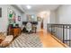 Bright office loft boasts hardwood floors and a modern workstation setup at 820 Normandy Trace Rd, Tampa, FL 33602