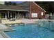 Stunning pool with water features, patio furniture, and well-maintained landscaping at 9100 Mlk N St # 503, St Petersburg, FL 33702