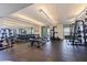 Large fitness center featuring extensive weightlifting equipment and floor-to-ceiling mirrors at 1 Beach Se Dr # 2011, St Petersburg, FL 33701