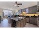 Modern kitchen with sleek countertops, stainless steel appliances, and panoramic city views from the condo at 1 Beach Se Dr # 2011, St Petersburg, FL 33701