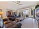 Bright living room with modern furniture, large windows showcasing city views, and stylish decor at 1 Beach Se Dr # 2011, St Petersburg, FL 33701