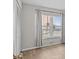 Bright bedroom features wood flooring, closet, and a large window at 105 Island Way # 126, Clearwater Beach, FL 33767
