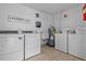 Well-maintained laundry room featuring washers, dryers, and ample space for completing laundry tasks at 105 Island Way # 126, Clearwater Beach, FL 33767