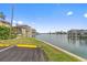 Water view of a canal with waterfront property, boats and docks at 105 Island Way # 126, Clearwater Beach, FL 33767