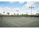 A community offers well-maintained tennis courts for recreational enjoyment at 11551 Callisia Dr, Odessa, FL 33556