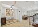 Elegant lobby features decorative tile flooring, ornate lighting, and a comfortable seating area at 119 Beach Haven Ln, Tampa, FL 33609