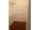 Empty closet with wire shelving at 125 Grand Beach Pl # 125, Tampa, FL 33609