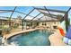 Relaxing screened-in pool area with ample seating and space for entertaining at 15348 Glossy Ibis Rd, Weeki Wachee, FL 34614