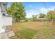 Large backyard with ample space to personalize the outdoor area at 1713 W Saint John St, Tampa, FL 33607