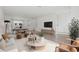 Open-concept living room and dining area with stylish furniture and modern decor at 303 15Th N St, St Petersburg, FL 33705