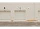 Garage doors showing unit numbers for each parking space at 321 15Th N St, St Petersburg, FL 33705