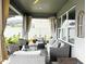 Cozy covered patio with comfortable seating and stylish decor at 33560 Castaway Loop, Wesley Chapel, FL 33543