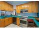 Well-equipped kitchen featuring stainless steel appliances and ample counter space for culinary enthusiasts at 4783 Palermo Ne Ct # 4783, St Petersburg, FL 33703
