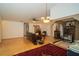 Spacious living room boasts hardwood floors, high ceilings, and an open layout at 4783 Palermo Ne Ct # 4783, St Petersburg, FL 33703