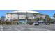 Expansive parking lot at Tropicana Field with palm trees and clear blue skies at 4783 Palermo Ne Ct # 4783, St Petersburg, FL 33703