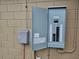 Exterior electrical panel and utility box at 505 Innergary Pl, Valrico, FL 33594