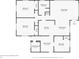 Detailed floor plan featuring three bedrooms, a bonus room, and spacious living areas at 6738 Criswell N Ave, St Petersburg, FL 33709