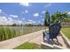 Waterfront view with outdoor chairs to relax and enjoy the scenic lake view at 8014 Lotus Dr, Port Richey, FL 34668