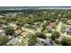 Beautiful aerial view of a quiet neighborhood with well-maintained homes and mature trees at 1 Mandarin Ter, Safety Harbor, FL 34695