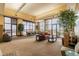 Common lounge featuring large windows, comfortable seating, and scenic views at 1108 N Franklin St # 502, Tampa, FL 33602