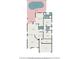 Detailed floor plan illustrating layout of the home's bedrooms, bathrooms, and living spaces at 1135 Millbrook Cir, Bradenton, FL 34212