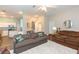 Open concept living room featuring modern decor and neutral tones at 17734 Long Ridge Rd, Tampa, FL 33647
