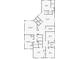 Detailed second floor plan layout with dimensions featuring bedrooms, bathrooms, closets and laundry room at 2388 Oakwood Preserve Dr, Wesley Chapel, FL 33543