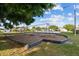 Neighborhood playground featuring swings and lush trees for shaded fun at 25521 Bruford Blvd, Land O Lakes, FL 34639