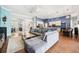 Living room featuring an open layout to the kitchen and dining area at 2814 Duncan Tree Cir, Valrico, FL 33594