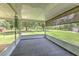 Screened porch overlooking the backyard at 3203 21St Se Ave, Ruskin, FL 33570