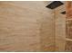 Modern shower with stylish horizontal tiling and a rainfall showerhead at 3212 E Merrin Rd, Plant City, FL 33567