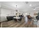Spacious living room area features hardwood floors and modern decor at 340 1St N St # I, St Petersburg, FL 33701