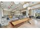 Relaxing clubhouse area with shuffleboard, cozy seating, and a stylish kitchen at 6109 Marsh Trail Dr, Odessa, FL 33556