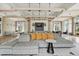 Stylish clubhouse featuring plush seating, modern decor, and ample space for socializing and relaxation at 6109 Marsh Trail Dr, Odessa, FL 33556